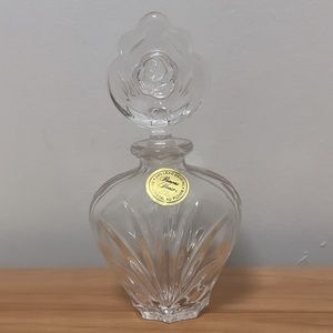 Princess House 2pc. Lead Crystal Perfume Bottle